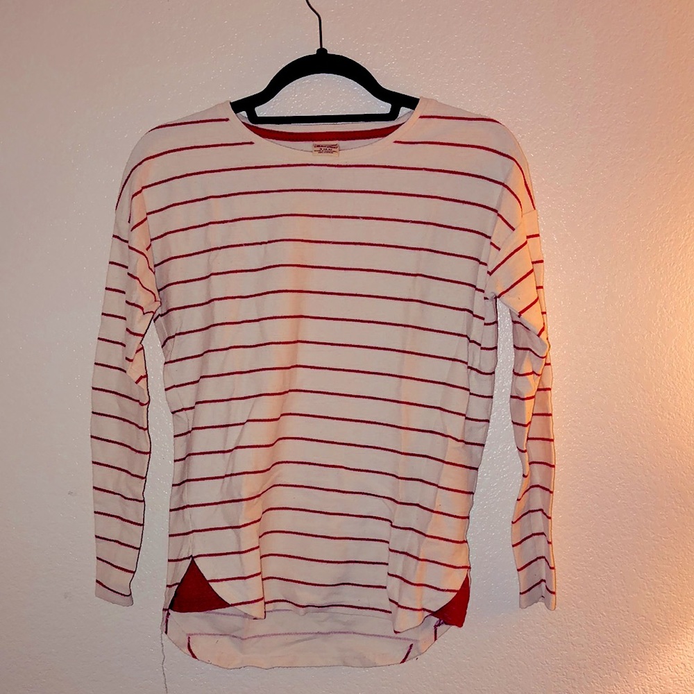 Stripped Faded Glory Long Sleeve Top